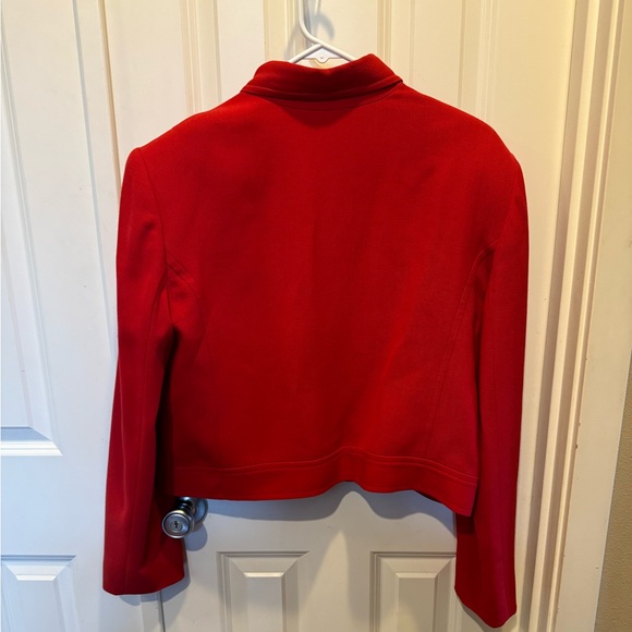 Linda Allard  for Ellen Tracy Vintage Red Jacket - Picture 5 of 14